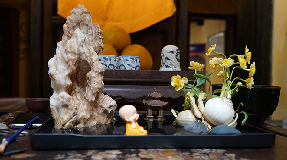 Thú chơi 'đĩa ngọc, chén vàng” dịp Tết người Hà Nội | baotintuc.vn